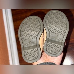 Sperry Baby Authentic original Crib Boat Shoe. Worn once. 1c, stain is removable
